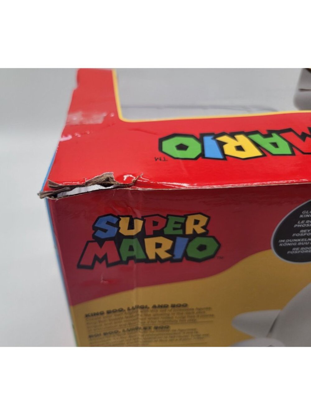 Jakks SUPER MARIO Luigi w/Glow in the dark BOO KING BOO (BOX WEAR) Action Figure - Picture 5 of 10